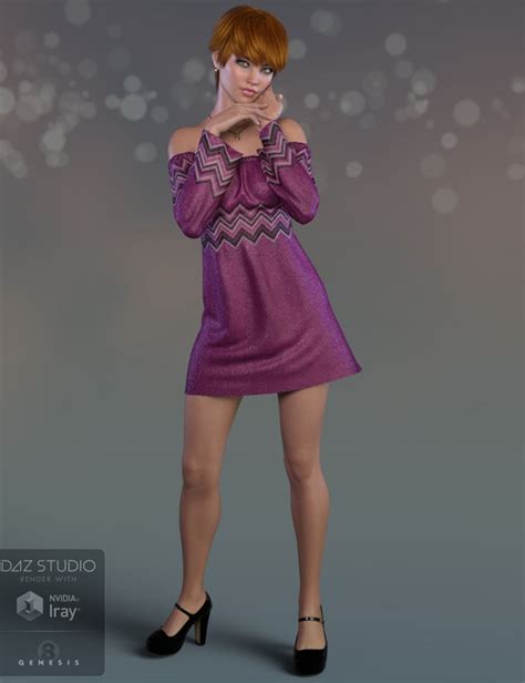 Dforce Mary Jane Outfit For Genesis 8 Female S Topgfx Daz3d Renderosity Poser 3d Stuff Free