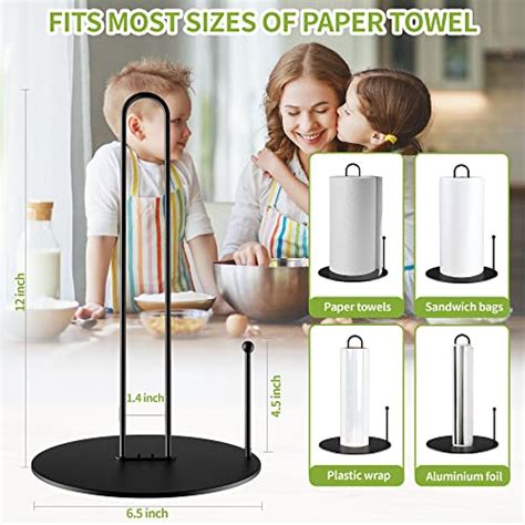 Paper Towel Holder Black Paper Towel Holders Countertop For Kitchen