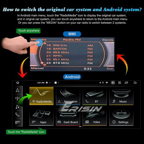 Erisin Es Hr Core Gb Gb Android Car Stereo Gps Sat