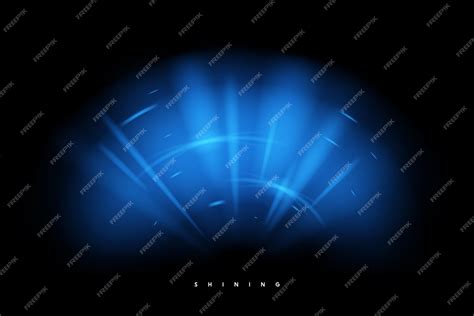 Premium Vector Abstract Magic Light Background Blue Holiday Burst