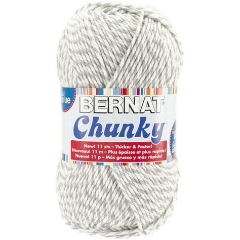 Bernat Big Ball Chunky Solid Yarn 14 Oz Gauge 6 Super Bulky 100