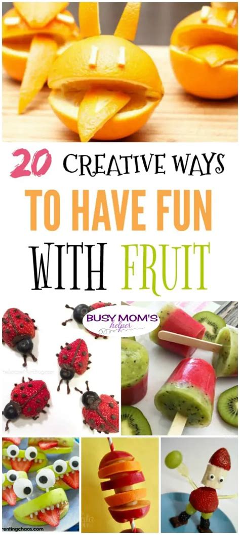 20 Creative Snack Ideas With Fruit