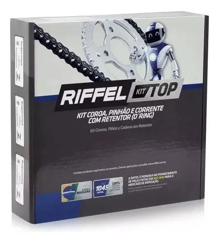 Kit Relação Riffel Top Honda Cb 300r Retentor Parcelamento sem juros