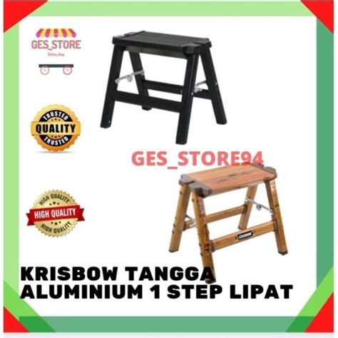 Jual Krisbow Tangga Aluminium 1 Step Lipat Di Seller Ges Storeshop94