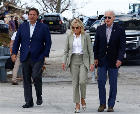 Nach Hurrikan Ian Biden Besuchte Florida USA DerStandard At