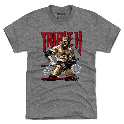 Triple H Mens Premium T Shirt Superstars Wwe Triple H Etsy