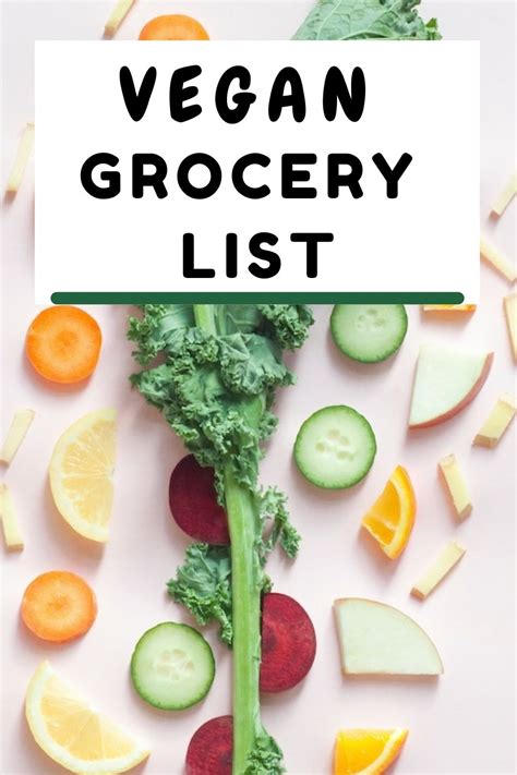 Grocery shopping list vegan - Maninio | Vegan Delicious Recipes