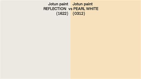 Jotun Paint REFLECTION Vs PEARL WHITE Side By Side Comparison