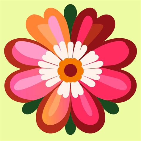 premium vector basic flower vector illustration