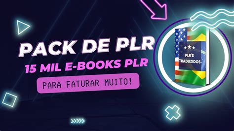 PACK DE PLR S ESTILO THIAGO FINCH E BOOKS GRINGOS E TRADUZIDOS LINK