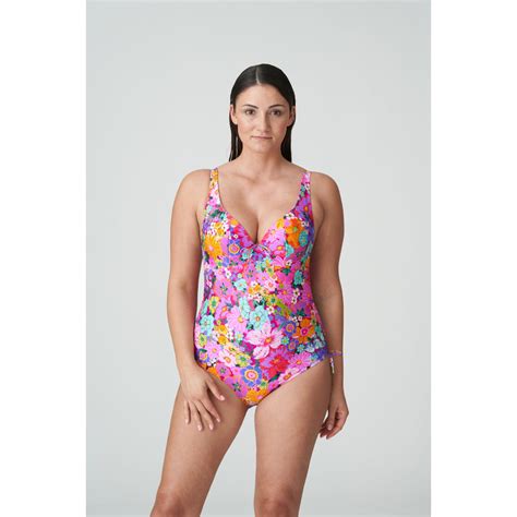 Prima Donna Swim Plunge Badpak In Het Floral Explosion Lingerie Marie