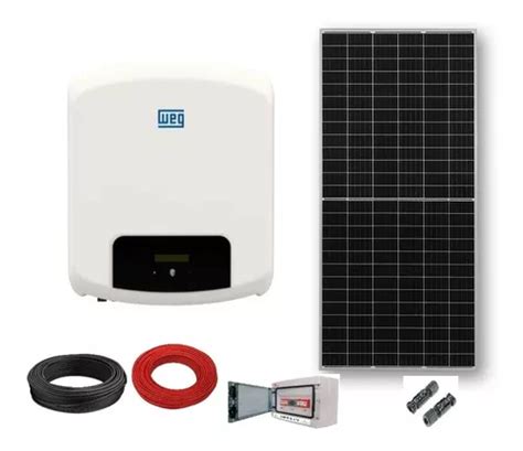 Kit Gerador Energia Solar Kwp Inversor Weg V Parcelamento Sem