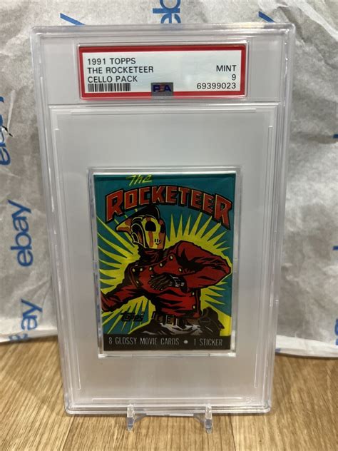 Sealed Topps Disney Rocketeer Movie Trading Cards Wax Pack Graded