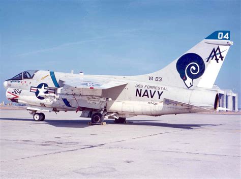 An A 7e Corsair Ii Assigned To The Va 83 Rampagers Pictured At Nas