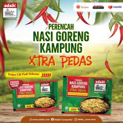 Adabi Latest Nasi Goreng Kampung Xtra Pedas To Spice Up Your Fried Rice