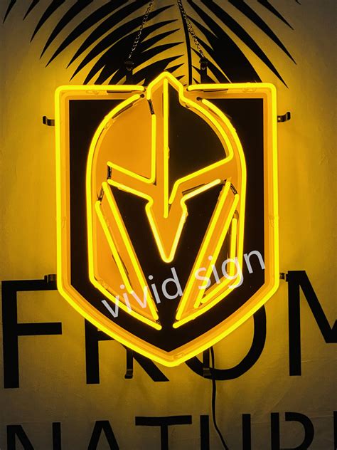 New Vegas Golden Knights 20x16 Neon Sign Light Lamp With Hd Vivid Printing Ebay