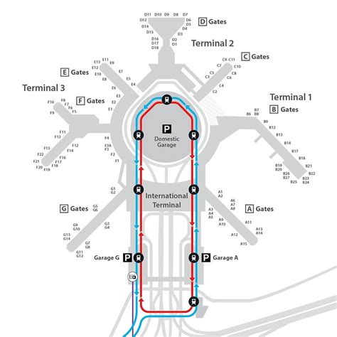 Sfo Airport Terminal Map - Wales On A Map