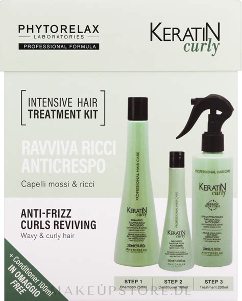 Phytorelax Laboratories Keratin Curly Intensive Hair Treatment Kit Shm