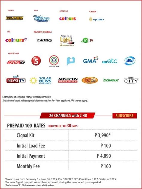 Cignal Launches 26 Hd Channel Package For Only P100 Per Month Starmometer