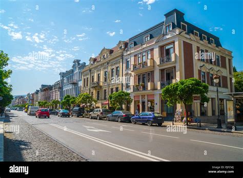 Tbilisi Georgia 30082018 View On Agmashenebeli Avenue Is One Of