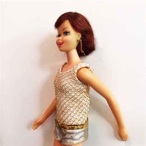 Vintage Mattel 1967 70 Barbie Brunette TNT Casey Doll 1180 In Original