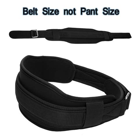 SAYFUT Weight Lifting Belt Gym Back Support Brace Fitness Workout Belts ...