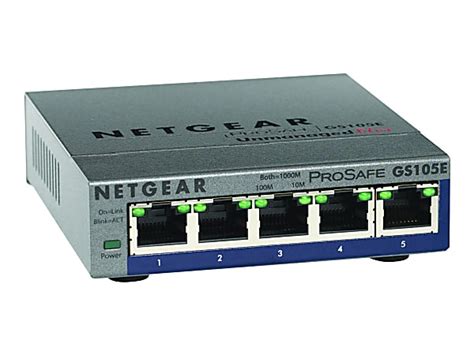 Netgear Gigabit Ethernet Prosafe Plus Switch Gs E Office Depot