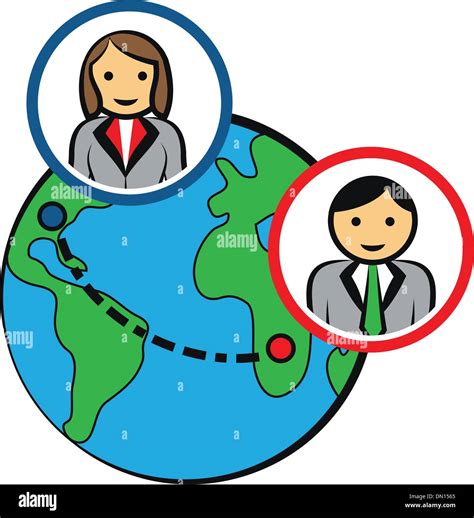 Connecting people illustration hi-res stock photography and images - Alamy