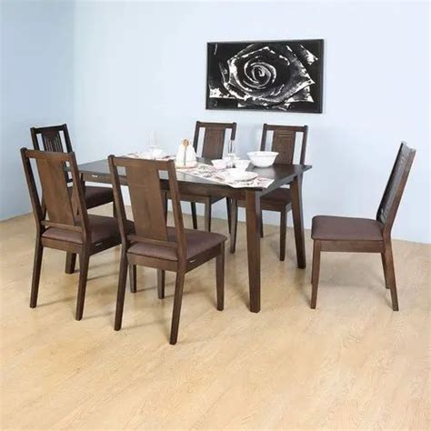 Wooden Nilkamal Amber 6 Seater Dining Set Wenge Colour For Home At Rs