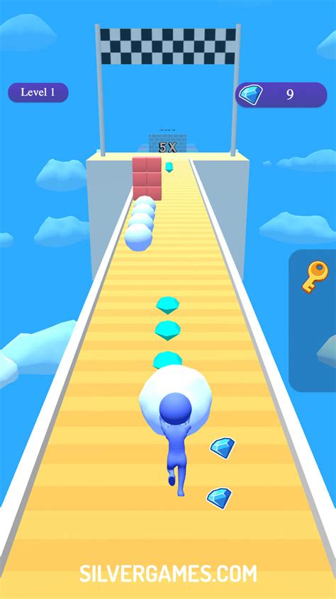 Snowball Rush 3D Jogue Online Em SilverGames