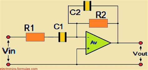 Understanding Active Band Pass Filter Circuits With Formulas Electronics Calculations