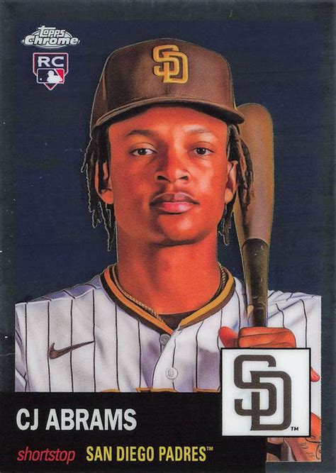 Topps Chrome Platinum Anniversary Cj Abrams Trading Card