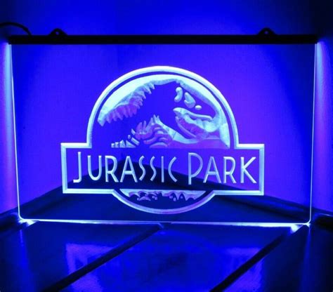 Jurassic Park Illuminated Led Neon Sign Home Decor Room Lights Décor Art