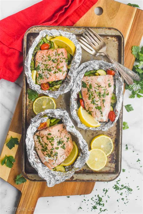 Salmon Foil Packets Simple Joy