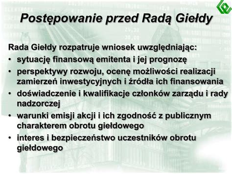 PPT GIEŁDA PAPIERÓW WARTOŚCIOWYCH W WARSZAWIE PowerPoint Presentation