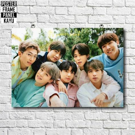 Jual POSTER PANEL KAYU BTS TERMURAH A4 Indonesia Shopee Indonesia