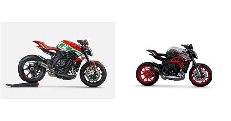 Motorrad Vergleich MV Agusta Dragster 800 RC 2022 Vs MV Agusta