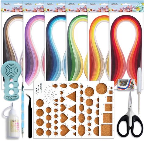 Buy Juya Paper Quilling Kits With Colors Strips And Tools