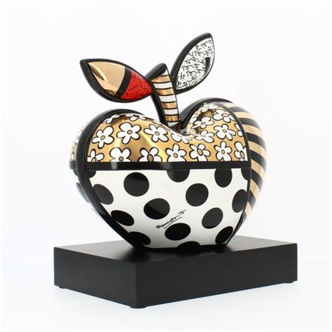 Figura Golden Big Apple X Cm Romero Britto Goebel