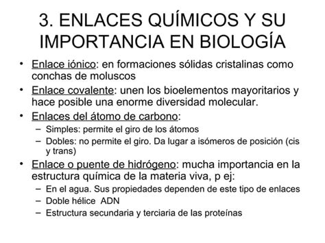 Unidad 1 Química De La Materia Viva Ppt