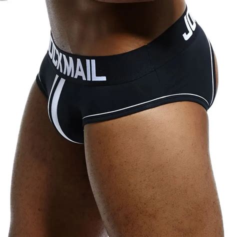 Fashion Brand Jockmail Sexy Open Backless Men Underwear Jock Strap Man