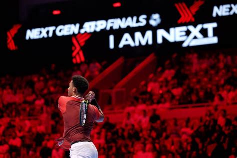 Finale des NextGen ATP Finals Arthur Fils contre Hamad Medjedovic à l