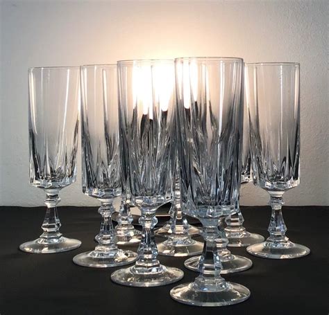 Louvre Cristal Darques Champagne Glass Beautiful Clear Crystal