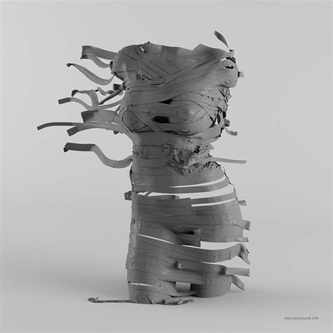 Clothing sculpture on Behance