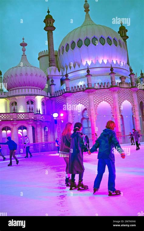 The Royal Pavilion Ice Rink, Brighton Stock Photo - Alamy