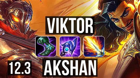 Viktor Vs Akshan Mid Rank Viktor Dominating Kr