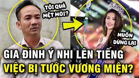 Gia đình Hoa hậu Ý Nhi phủ nhận thông tin muốn con gái trả lại vương