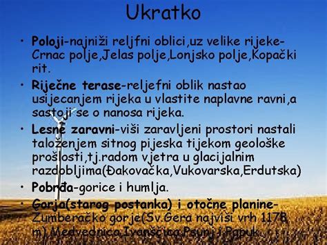 Geografija Tema Reljef Hrvatske By Marija Lednicki 8