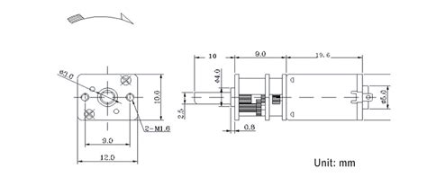 Small Electric Motor Gearbox Model Nfp Jga12 N30