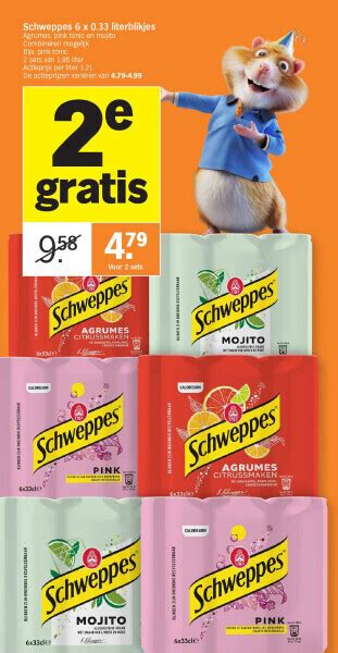 Schweppes 6 X 0 33 Literblikjes Promotie Bij Albert Heijn